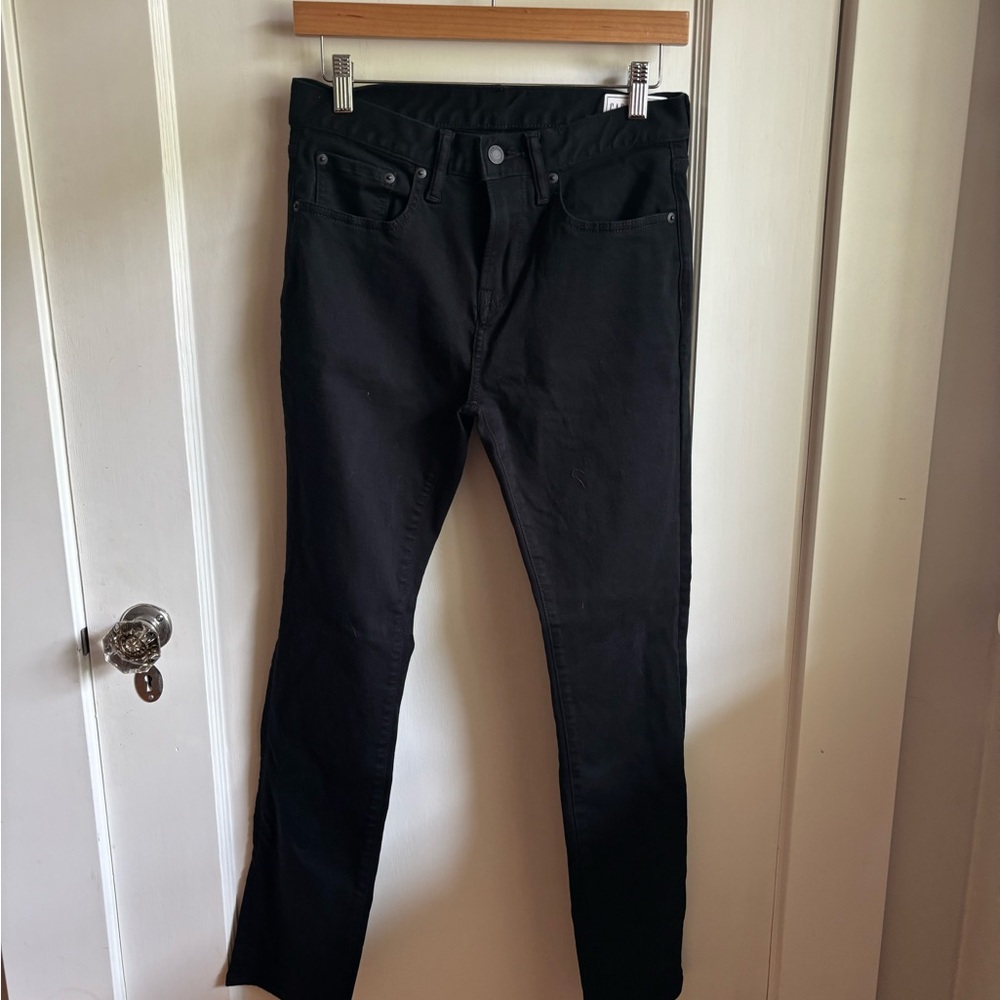 GAP Men's Dark Black Slim Gapflex Pants